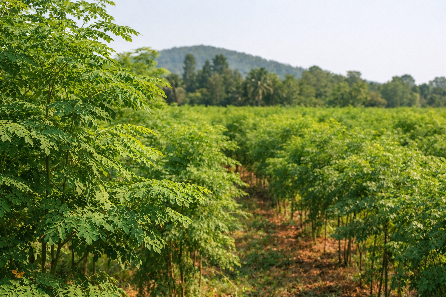 Moringa Direktanbau Kambodscha